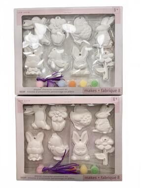 Creatology Easter Plaster Character Ornament Kit NIB